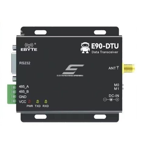 Juhtmevaba pika vahemaa PLC raadioside modem | LoRa vastuvõtja | 433MHz | 8–28VDC | 20dBm | 3 km | RS232/RS485 Juhtmevaba pika vahemaa PLC raadioside modem | LoRa vastuvõtja | 433MHz | 8–28VDC | 20dBm | 3 km | RS232/RS485