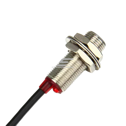 Magnētiskais tuvuma sensors | 12-24VDC | 10mm | PNP | NO | M12 | iegremdējams | niķelēts misiņš | IP67 Magnētiskais tuvuma sensors | 12-24VDC | 10mm | PNP | NO | M12 | iegremdējams | niķelēts misiņš | IP67