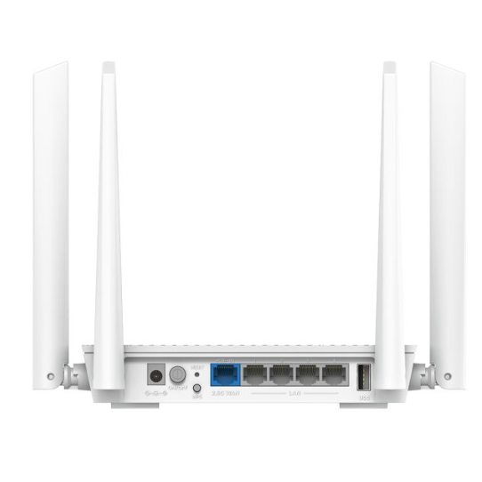 Router | Wireless network distributor | 2.5G WAN port | Wi-Fi 6 | 2.4GHz + 5GHz | up to 3000Mbps | CUDY WR3000P 1
