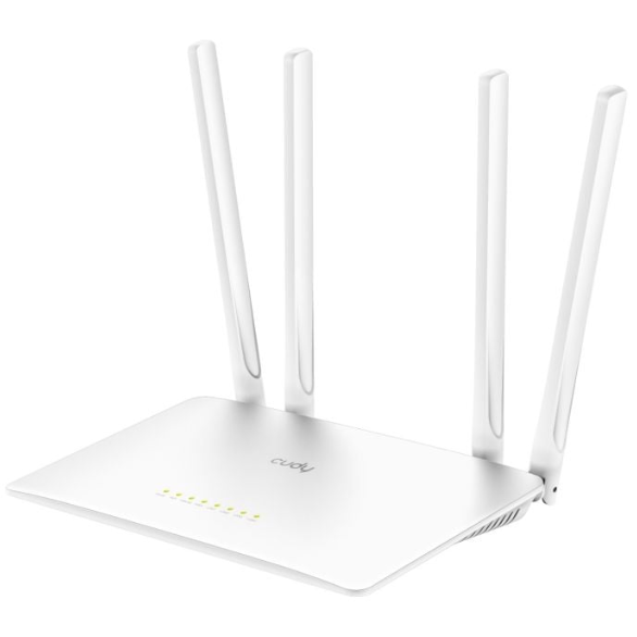 Maršrutētājs | Bezvadu tīkla izplatītājs | Divu joslu | Wi-Fi 5 | 2.4GHz + 5GHz | 1200Mbps | CUDY WR1200 Maršrutētājs | Bezvadu tīkla izplatītājs | Divu joslu | Wi-Fi 5 | 2.4GHz + 5GHz | 1200Mbps | CUDY WR1200