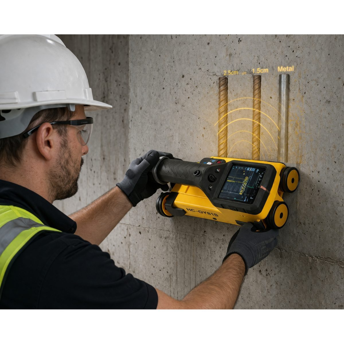 Sienas armatūras un metāla detektors | dziļums 1–120 mm | 4 virzienu lāzera marķēšana | automātiska kalibrācija | LCD ekrāns | Bluetooth / 4G 3