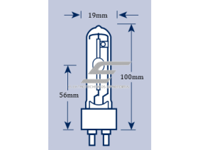Metalo halogeno lempa G12 | 35W | 90V | 3000K | 3400lm | HCI-T Osram 2 Metalo halogeno lempa G12 | 35W | 90V | 3000K | 3400lm | HCI-T Osram 2