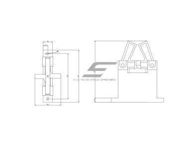 Mechaninė blokiruotė kontaktoriams | 315-500A | FC7 | Promfactor Baltic | MIFC7