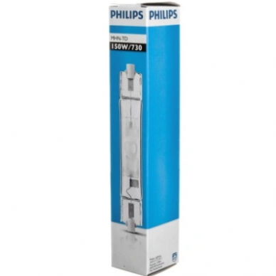 Metālhalogenīda spuldze RX7s | 150W | 96V | 3000K | 13400lm | MHN-TD 150W/730 Philips 1