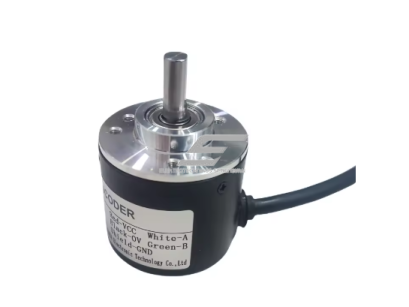 Optinis rotacinis enkoderis | 200 P/R | AB fazė | Push-Pull išėjimas | 5–24V DC | Ø38 mm | velenas 6x15 mm | kampo, greičio ir padėties matavimui Optinis rotacinis enkoderis | 200 P/R | AB fazė | Push-Pull išėjimas | 5–24V DC | Ø38 mm | velenas 6x15 mm | kampo, greičio ir padėties matavimui