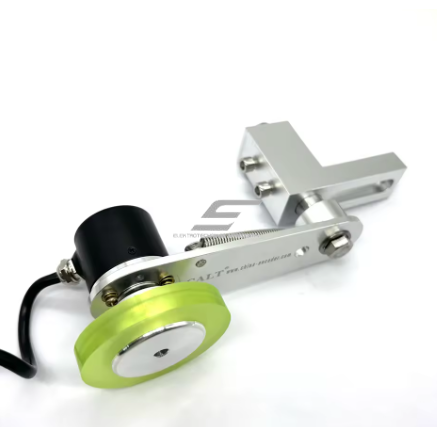 Materiālu garuma mērīšanas ritenīša enkoders | 100–5000 PPR | Ø38 mm | Push-Pull | 5–26 V | Garuma un ātruma mērīšanai 2 Materiālu garuma mērīšanas ritenīša enkoders | 100–5000 PPR | Ø38 mm | Push-Pull | 5–26 V | Garuma un ātruma mērīšanai 2