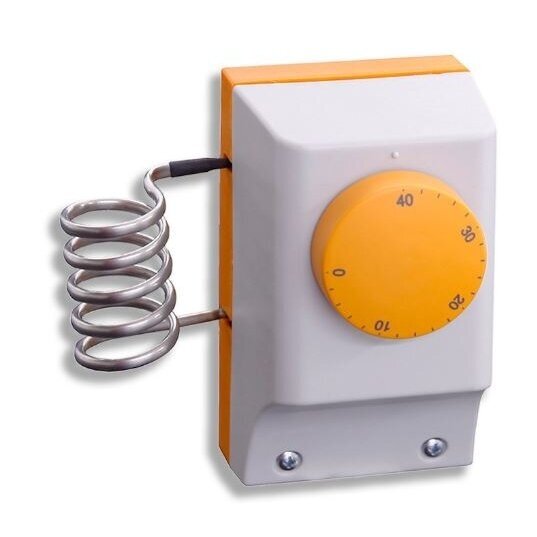 Industrial mechanical thermostat | 0-40°C | changeover contact 16A 250VAC | capillary sensor | IP54 | Sentera Controls | IMRT-0-40