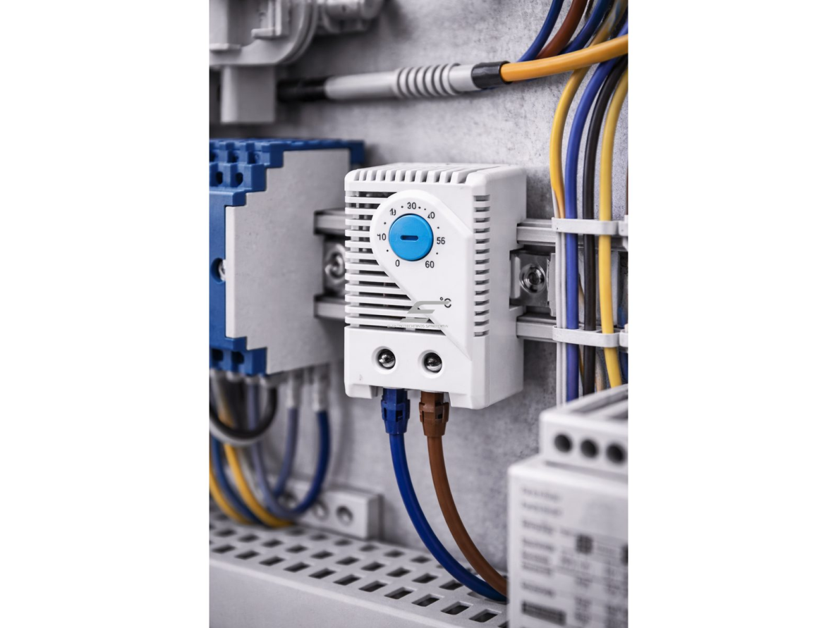 Elektromechaninis termostatas DIN bėgeliui | NO | 0-60°C | 10A | 110–250V AC | bimetalinis | automatinė temperatūros kontrolė | IP20 4 Elektromechaninis termostatas DIN bėgeliui | NO | 0-60°C | 10A | 110–250V AC | bimetalinis | automatinė temperatūros kontrolė | IP20 4