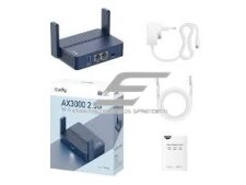 Mini maršrutizatorius | bevielio tinklo skleidėjas | belaidis | Wi-Fi 6 | 2.4GHz + 5GHz | iki 3000Mbps | CUDY TR3000 2
