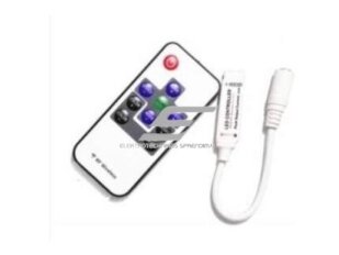 LED mini RGB valdiklis | modulis | 144W | 5-24VDC | 42x12x3mm | 3 kanalai | ant laido | su pulteliu LED mini RGB valdiklis | modulis | 144W | 5-24VDC | 42x12x3mm | 3 kanalai | ant laido | su pulteliu