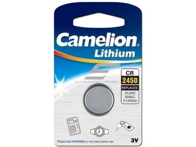 Mikro ličio elementas | baterija | CR1632 | 3V | 1 vnt. | Camelion