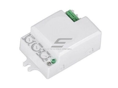 Mikrobangų judesio jutiklis | daviklis | 500W | 230V | 67x39,4x25mm | 360° | 8m | IP20 | baltas | virštinkinis | IEK | DD-MB401 | LDD11-401MB-500-001 Mikrobangų judesio jutiklis | daviklis | 500W | 230V | 67x39,4x25mm | 360° | 8m | IP20 | baltas | virštinkinis | IEK | DD-MB401 | LDD11-401MB-500-001