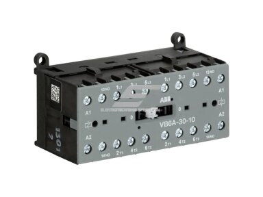 Mini kontaktorius | 3P | 20A | 4kW | 24VDC | 3NA | ABB | GJL1211911R0101 | VB6A-30-10-01 Mini kontaktorius | 3P | 20A | 4kW | 24VDC | 3NA | ABB | GJL1211911R0101 | VB6A-30-10-01