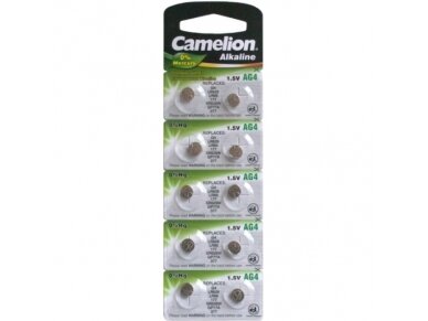 Mikro elementai | baterijos be gyvsidabrio | AG4 | 10 vnt. | Camelion | 4260216454400 Mikro elementai | baterijos be gyvsidabrio | AG4 | 10 vnt. | Camelion | 4260216454400