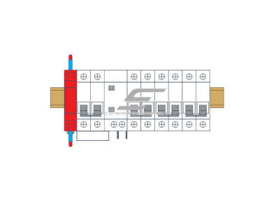 Automatinis aerozolinis gaisro gesinimo įrenginys ant DIN bėgelio | 10g | 170°C aktyvacija | 6 s gesinimas | ABCD klasės | elektros spintoms | be maitinimo 2