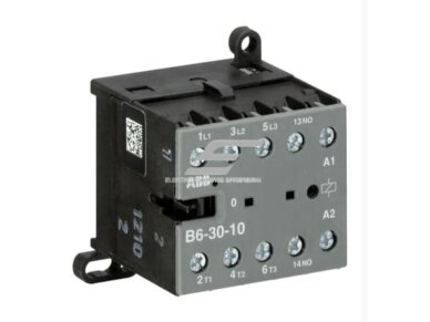 Mini kontaktorius | 3P | 20A | 4kW | 220-240VAC | 3NA | ABB | B6-30-10-80