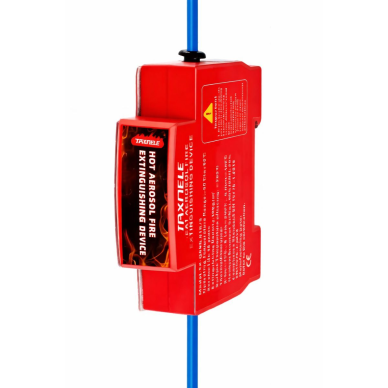 Mini aerosol automatic fire extinguishing device for electrical cabinets | equipment protection | 0.1 m³ | 170°C activation | 6 s extinguishing | DIN rail mounting