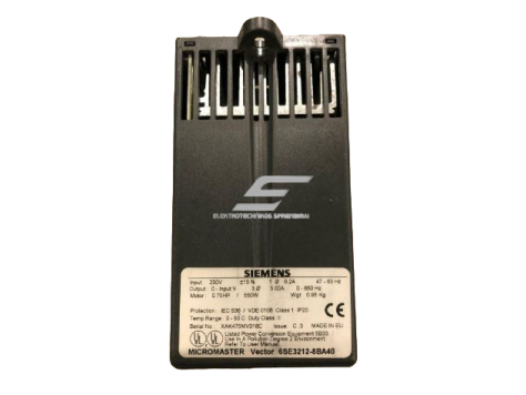 Dažnio keitiklis | inverteris | Siemens | Micromaster Vector | 6SE3212-8BA40/6SE3 212-8BA40 2