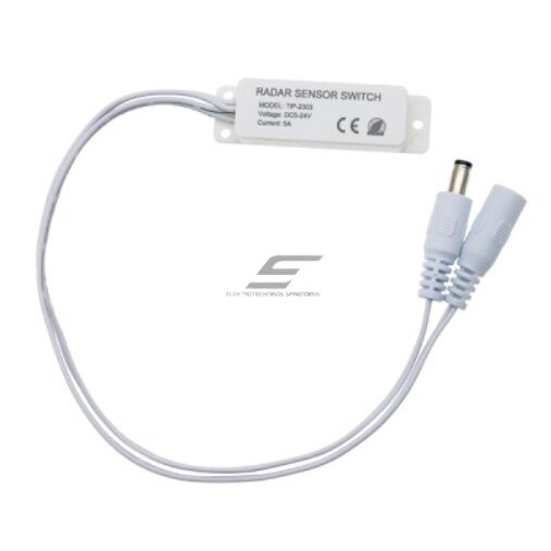 Czujnik ruchu radarowy mikrofalowy | sterownik oświetlenia dla taśm LED | 5-24VDC | 5A | 5.8GHz