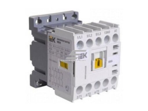 Mini kontaktorius | 3P | 9A | 2,2kW | 24VAC | 1NO | IP20 | IEK | MKI-10910 | 4606056233902 Mini kontaktorius | 3P | 9A | 2,2kW | 24VAC | 1NO | IP20 | IEK | MKI-10910 | 4606056233902