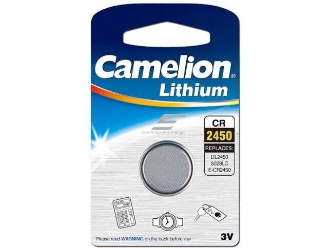 Mikro ličio elementas | baterija | CR2025 | 3V | 1 vnt. | Camelion