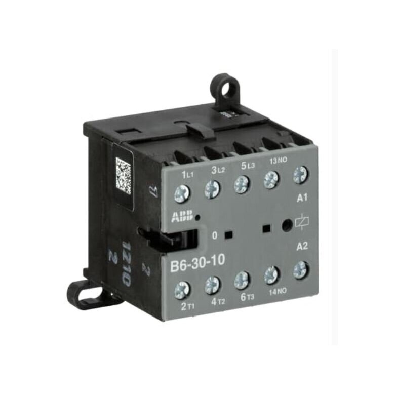 Mini kontaktors | 3P | 20A | 4kW | 220-240VAC | 3NO | ABB | B6-30-10-80