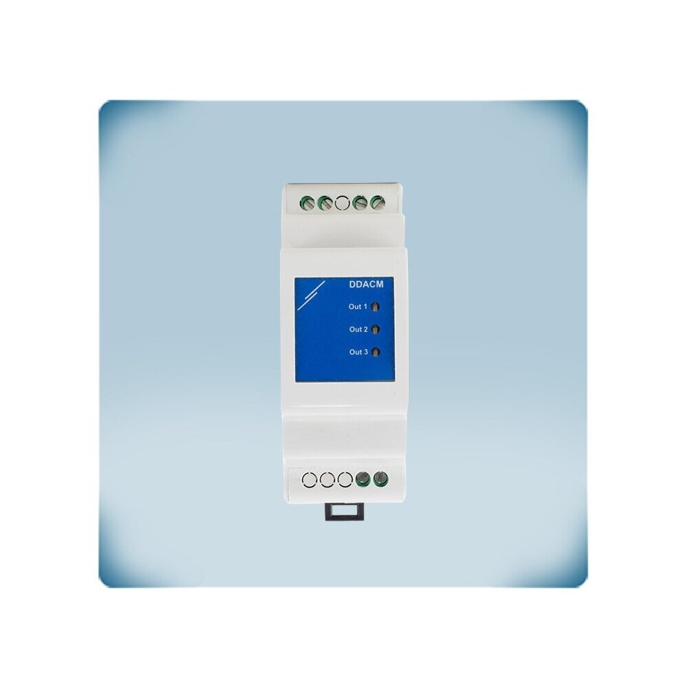 Modbus RTU to analog signal converter | 3 outputs 0-10VDC/0-20mA/PWM | galvanic isolation | 24VDC PoM | DIN rail | IP20 | Sentera Controls | DDACM-I3 1 Modbus RTU to analog signal converter | 3 outputs 0-10VDC/0-20mA/PWM | galvanic isolation | 24VDC PoM | DIN rail | IP20 | Sentera Controls | DDACM-I3 1