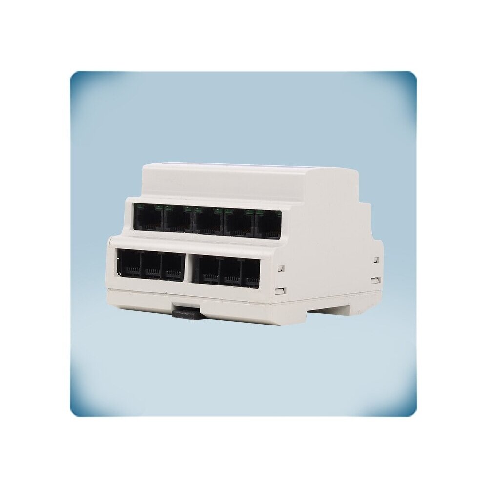 Modbus RTU distribution box PoM | 10×RJ45 24VDC + 12×RJ12 3.3VDC | 1.5A | DIN rail | IP20 | -30…+85°C | Sentera Controls | DMDBM22 4 Modbus RTU distribution box PoM | 10×RJ45 24VDC + 12×RJ12 3.3VDC | 1.5A | DIN rail | IP20 | -30…+85°C | Sentera Controls | DMDBM22 4