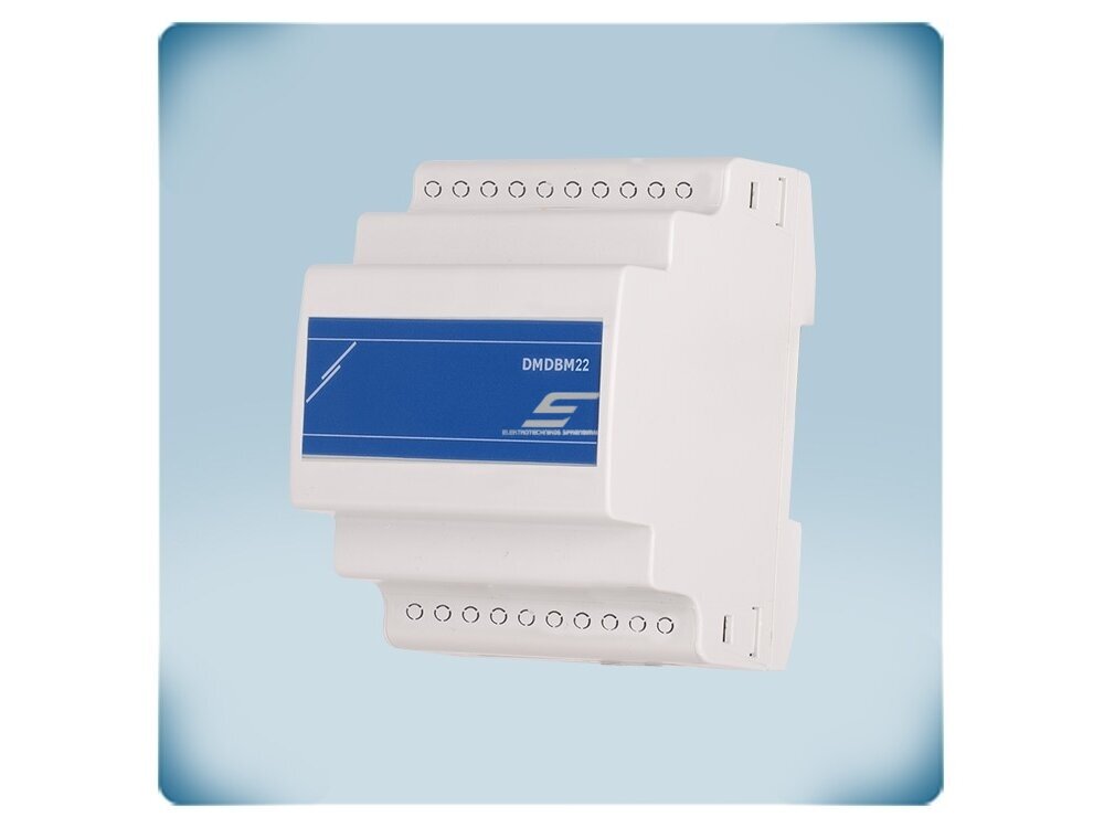 Modbus RTU paskirstymo dėžutė PoM | 10×RJ45 24VDC + 12×RJ12 3,3VDC | 1,5A | DIN bėgelis | IP20 | -30…+85°C | Sentera Controls | DMDBM22 2