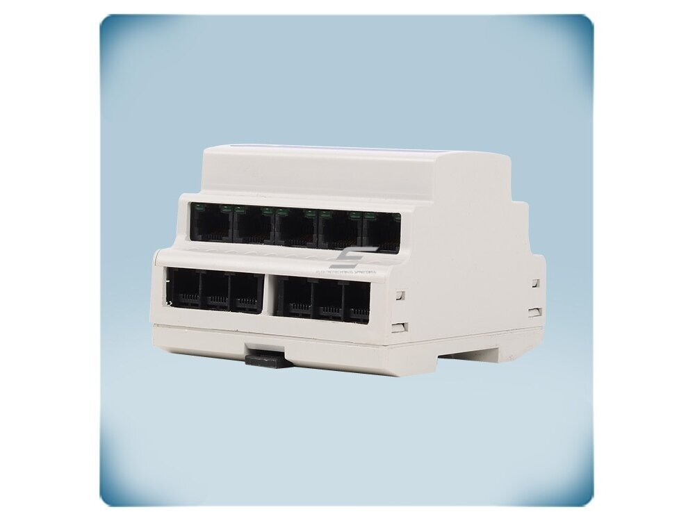 Modbus RTU paskirstymo dėžutė PoM | 10×RJ45 24VDC 1,5A + 12×RJ12 3,3VDC 0,3A | DIN bėgelis | IP20 | 0…60°C | Sentera Controls | DLDBM22 4 Modbus RTU paskirstymo dėžutė PoM | 10×RJ45 24VDC 1,5A + 12×RJ12 3,3VDC 0,3A | DIN bėgelis | IP20 | 0…60°C | Sentera Controls | DLDBM22 4