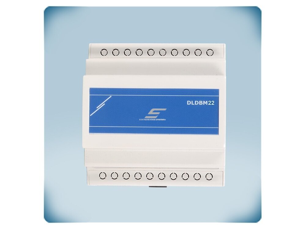 Modbus RTU paskirstymo dėžutė PoM | 10×RJ45 24VDC 1,5A + 12×RJ12 3,3VDC 0,3A | DIN bėgelis | IP20 | 0…60°C | Sentera Controls | DLDBM22