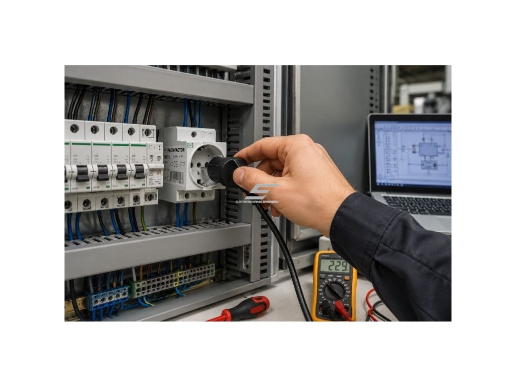 Modulinis kištukinis lizdas montuojamas ant DIN | 16A | 230V | schuko | baltas | IP20 | Promfactor Baltic | RMD16 | 4779040159936 4