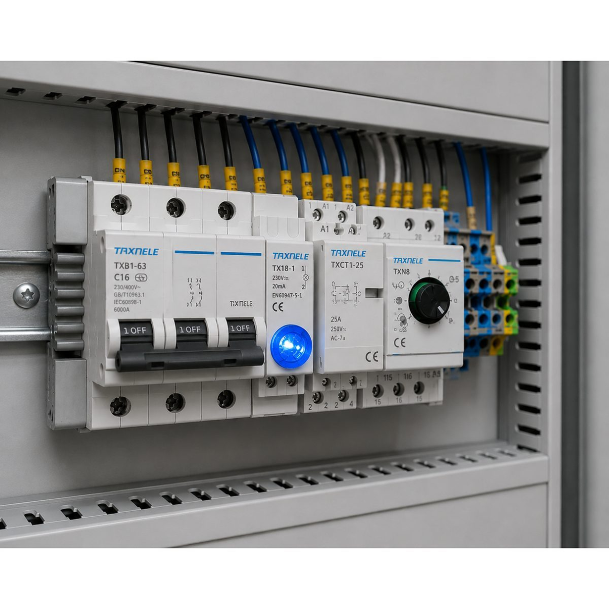 Modular signal LED lamp | 18mm | blue | 230V AC/DC | IP20 | DIN | for electrical distribution boards and cabinets 4 Modular signal LED lamp | 18mm | blue | 230V AC/DC | IP20 | DIN | for electrical distribution boards and cabinets 4