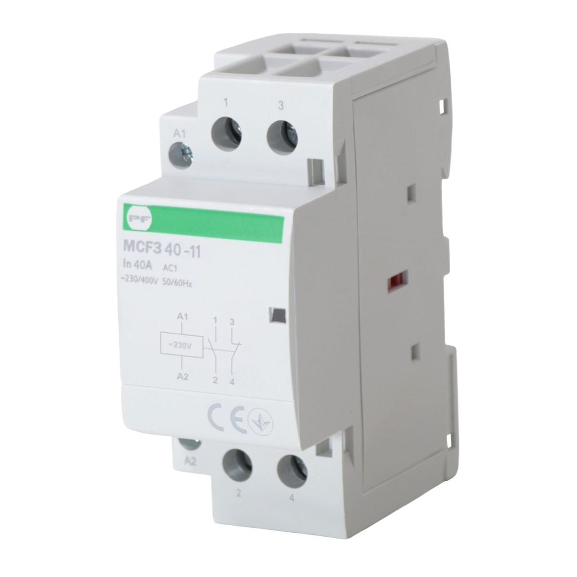 Модульный контактор 2P | 1NO+1NC | 40A | 230VAC | DIN | MCF3 Promfactor Baltic MCF34011230 Модульный контактор 2P | 1NO+1NC | 40A | 230VAC | DIN | MCF3 Promfactor Baltic MCF34011230