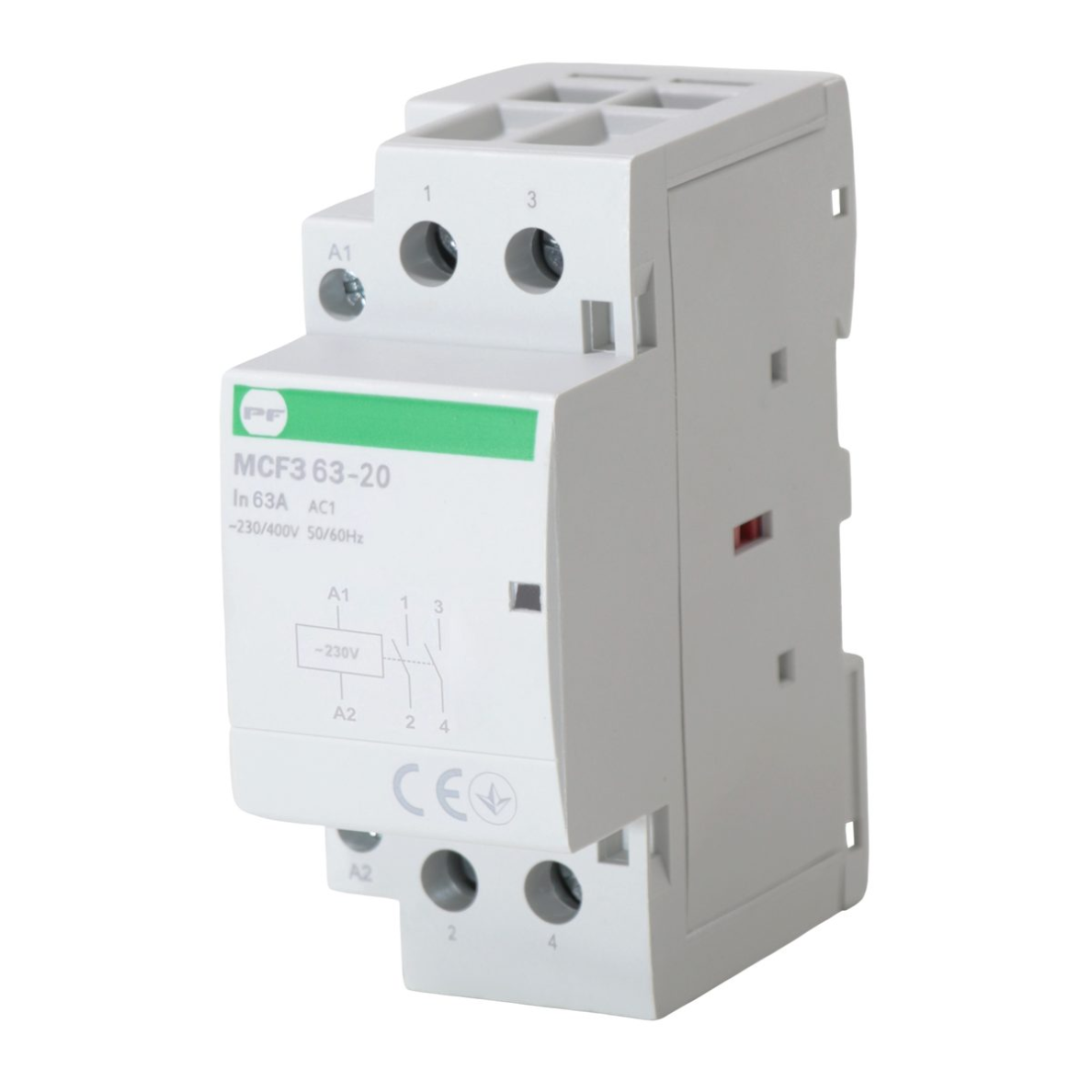 Modulaarne kontaktor 2P | 2NO | 63A | 230VAC | DIN | MCF3 Promfactor Baltic MCF36320230 Modulaarne kontaktor 2P | 2NO | 63A | 230VAC | DIN | MCF3 Promfactor Baltic MCF36320230