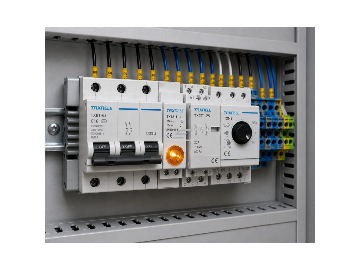 Modulinė signalinė LED lemputė | 18mm | oranžinė | 230V AC/DC | IP20 | DIN | elektros skydams ir spintoms 4