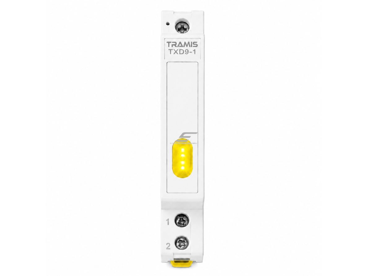 Modulinė signalinė LED lemputė | 9mm | geltona | 230V AC/DC | IP20 | DIN | elektros skydams ir spintoms Modulinė signalinė LED lemputė | 9mm | geltona | 230V AC/DC | IP20 | DIN | elektros skydams ir spintoms