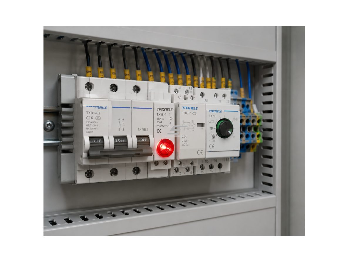 Modulinė signalinė LED lemputė | 18mm | raudona | 230V AC/DC | IP20 | DIN | elektros skydams ir spintoms 4 Modulinė signalinė LED lemputė | 18mm | raudona | 230V AC/DC | IP20 | DIN | elektros skydams ir spintoms 4