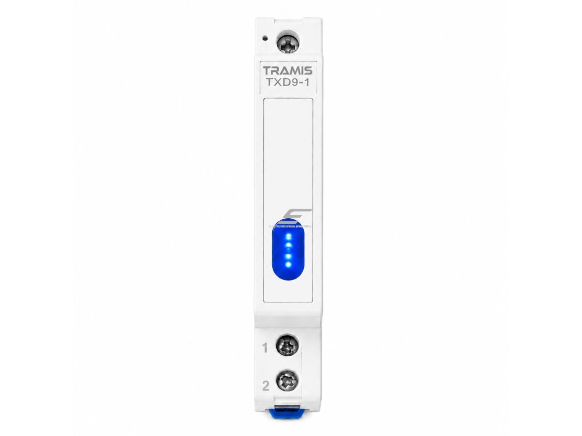 Modulinė signalinė LED lemputė | 9mm | mėlyna | 230V AC/DC | IP20 | DIN | elektros skydams ir spintoms