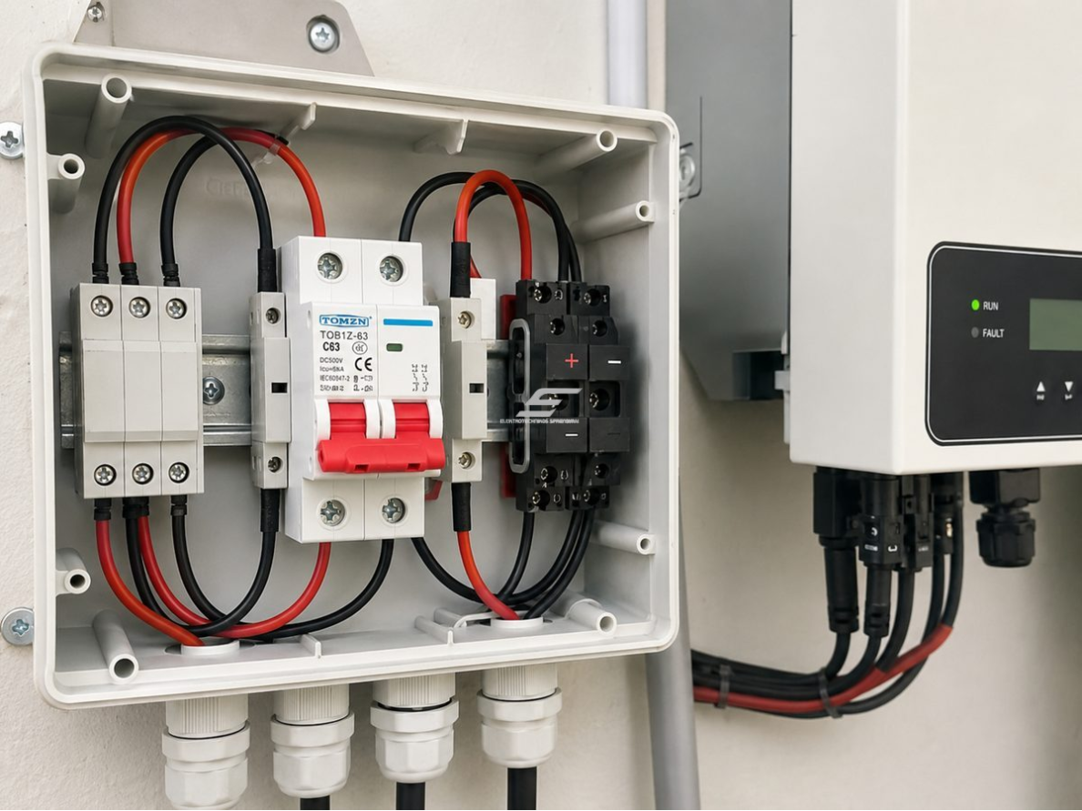 Modulinis apsauginis nuolatinės įtampos automatinis jungiklis saulės moduliams | 2P | 20A | 1000VDC | 6kA | DIN | ES-TXBD1-20 6 Modulinis apsauginis nuolatinės įtampos automatinis jungiklis saulės moduliams | 2P | 20A | 1000VDC | 6kA | DIN | ES-TXBD1-20 6