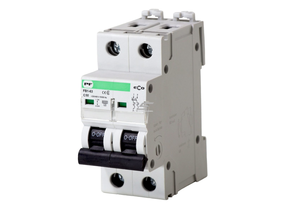 Modulinis automatinis jungiklis | 2P | 50A | C | 6kA | DIN | MCB | ECO FB1-63 | Promfactor Baltic | FB1C2050 | 4779040150261 Modulinis automatinis jungiklis | 2P | 50A | C | 6kA | DIN | MCB | ECO FB1-63 | Promfactor Baltic | FB1C2050 | 4779040150261