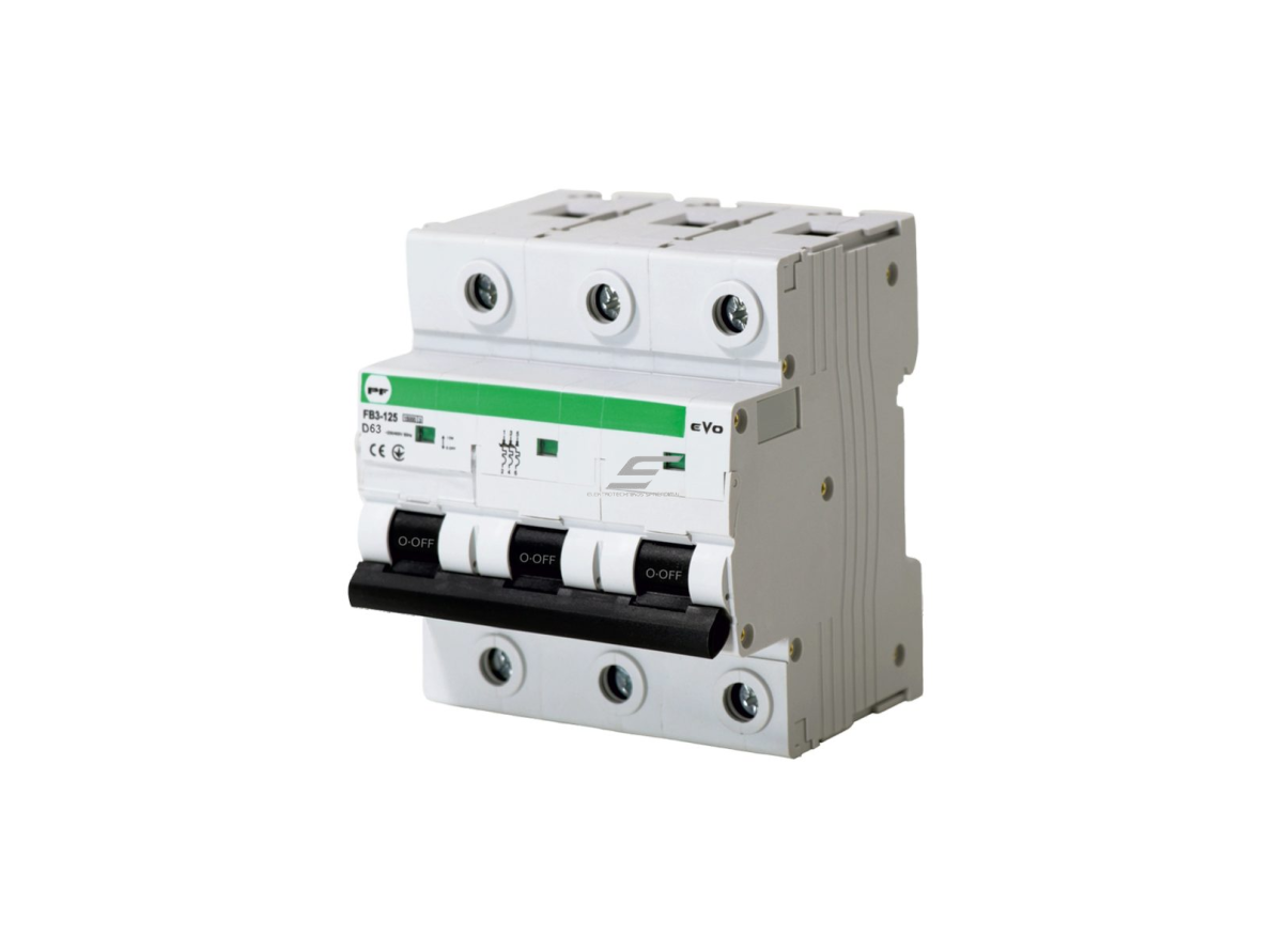 Modulinis automatinis jungiklis | 3P | 2A | B | 10kA | DIN | MCB | EVO FB3-63 | Promfactor Baltic | FB3B3002 | 4779040153507