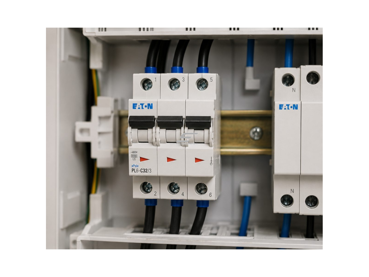 Modulinis automatinis jungiklis | 3P | 50A | C | 6kA | DIN | MCB | Eaton | PL6-C50/3 | 286606 1 Modulinis automatinis jungiklis | 3P | 50A | C | 6kA | DIN | MCB | Eaton | PL6-C50/3 | 286606 1