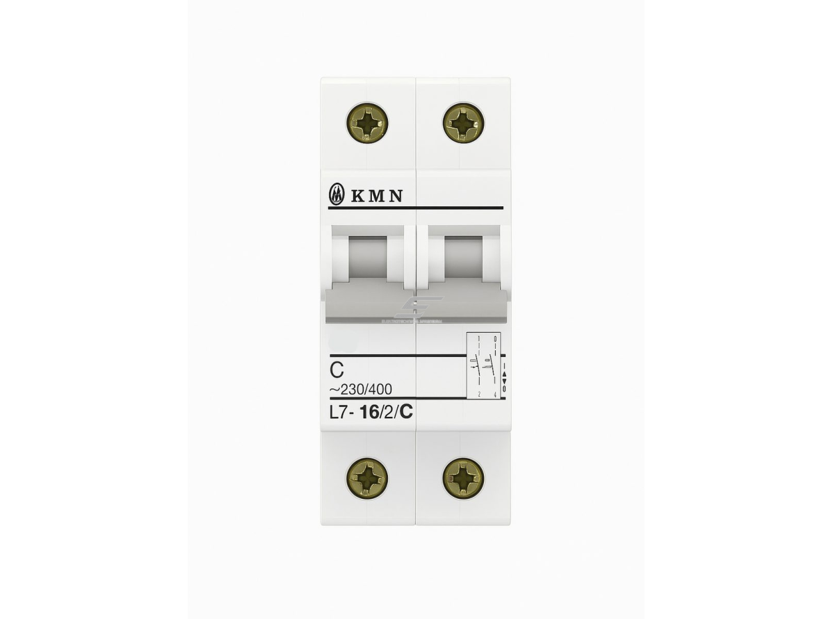 Modulinis automatinis jungiklis | 2P | 16A | C | 10kA | DIN | MCB | KMN L7-16/2/C