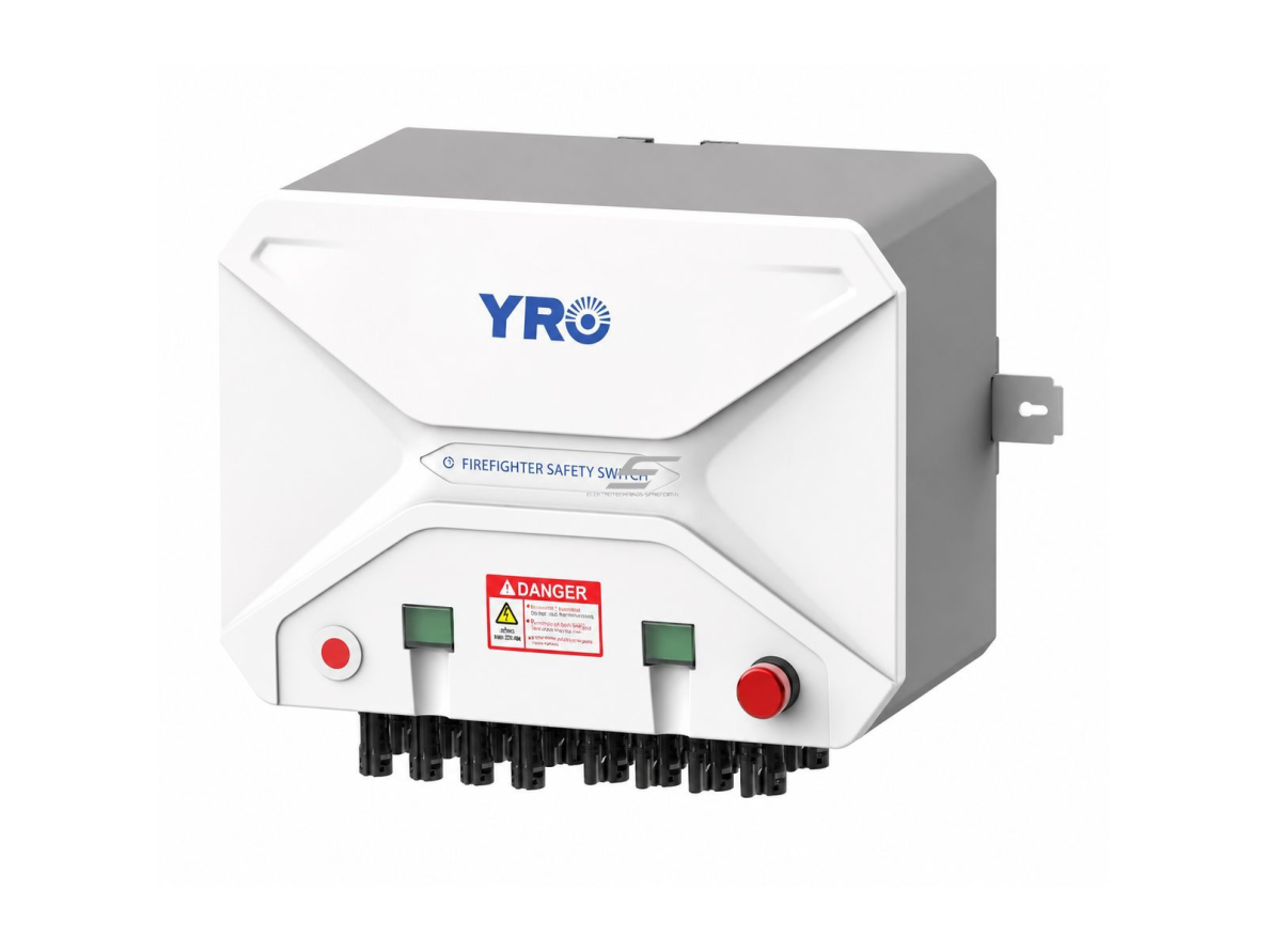 Avarinis saulės modulių DC atjungimo jungiklis | Rapid Shutdown jungiklis | 1500V DC | 26A | IP66 | 12P | WiFi