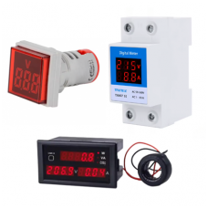 Modular | panel | digital ammeters | voltmeters | for installation in electrical distribution boxes | cabinets Modular | panel | digital ammeters | voltmeters | for installation in electrical distribution boxes | cabinets