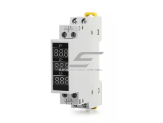 Modulinis | skaitmeninis elektros energijos voltmetras | trifazis | 80-500VAC | DIN Modulinis | skaitmeninis elektros energijos voltmetras | trifazis | 80-500VAC | DIN