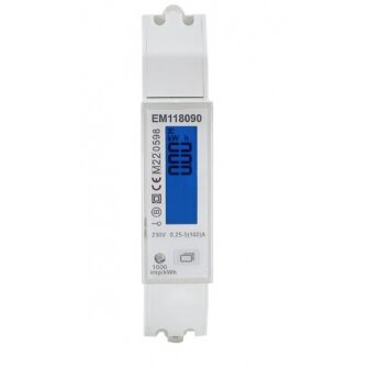 Modular | digital | multifunctional energy meter | single-phase | 0.25~5(100)A | 230V | values displayed in a vertical row | RS485 | MID | DIN rail 2 Modular | digital | multifunctional energy meter | single-phase | 0.25~5(100)A | 230V | values displayed in a vertical row | RS485 | MID | DIN rail 2