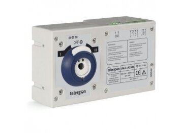 Motorizuota pavara perjungikliams | 200-400A | 230VAC | Telegron | UM-C1A230Z