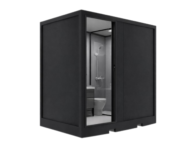 Mobilus sanitarinis konteinerinis WC | tualetas su praustuvu ir dušu | 1505x2270x2255mm Mobilus sanitarinis konteinerinis WC | tualetas su praustuvu ir dušu | 1505x2270x2255mm